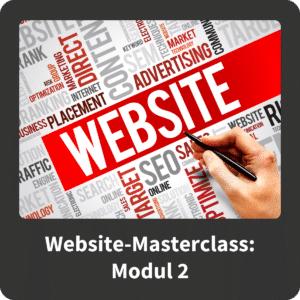 Website-Masterclass für Angestellte: Modul 2